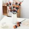 Flannelette Pumpkin Maple Leaf Decor Berry Branches Pumpkin Pumpkin Berry Branches Home DIY Artificial Maple Leaf Ornament