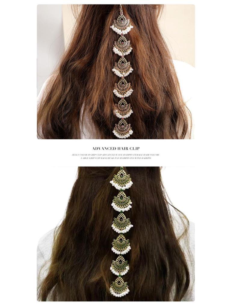 Middle Eastern Ethnic Style Retro Gem Tassel Women's Head Chain