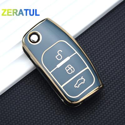 Tpu Car Key Case Cover For Ford Focus 2 Mk2 Fiesta Mondeo Galaxy Ecosport Kuga Escape Falcon B-Max C-Max Shell Fob Protector
