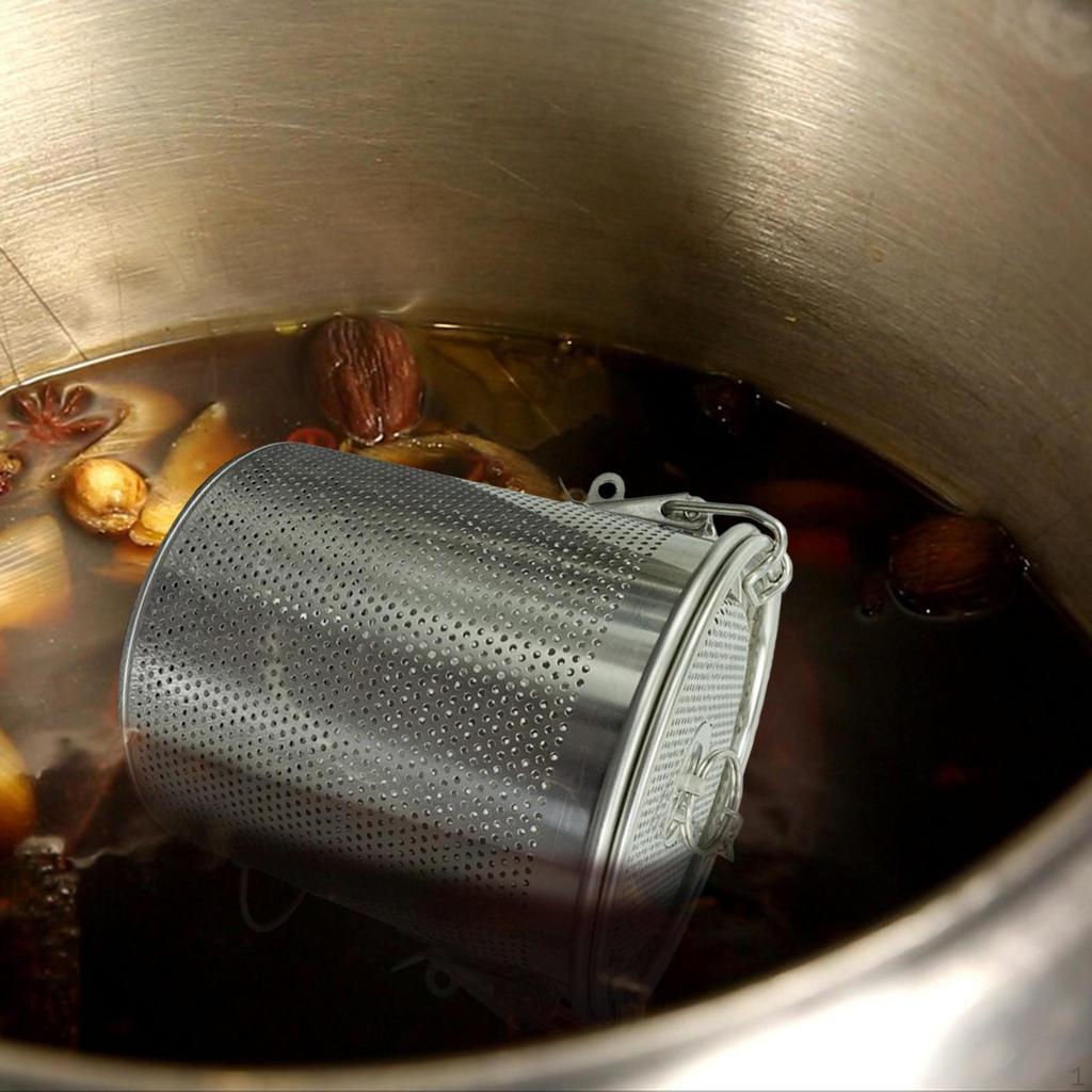 Loose Leaf Tea Infuser with Spice Basket for Kitchen Use