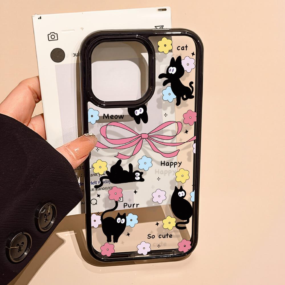 Transparent Phone Case for iPhone 11 12 13 iPhone 13 14 15 Pro 15 16 Pro Max Samsung A15 A16 A25 A26 A55 A56 S25 S24 S22 S23