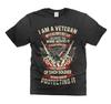Mens I Am A Veteran T-shirt USA Patriotic Shirt Father's Day Patriotic Shirts