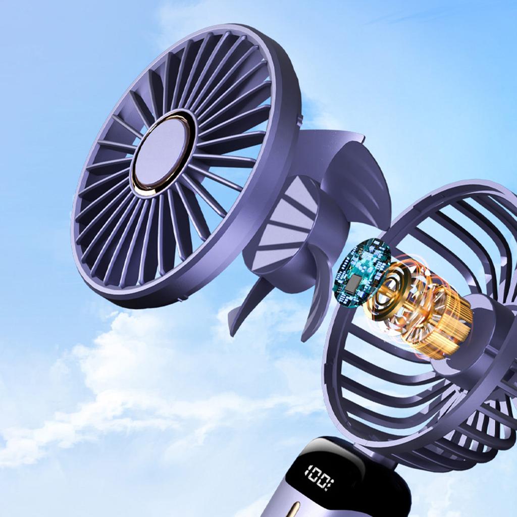 Handheld Fan Windmill USB Charging Small Fan Student Desktop Handheld  Fan Summer For Travel Outdoor