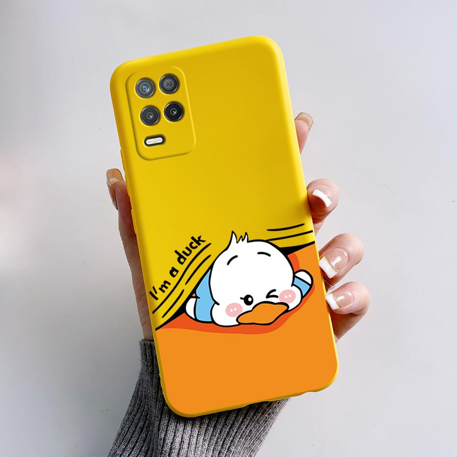 For Realme Narzo 30 5G Case Narzo30 RMX3242 Silicone TPU Cartoon Soft Phone Case For Ralme Narzo 30 5G Cover Coque Bumper Fundas
