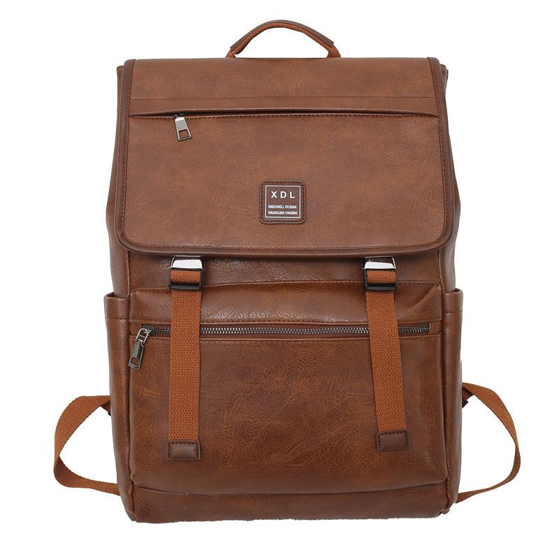 Dual Shoulder Bag, Men's Large Capacity Travel Bag, Fashionable and Trendy Korean Style, High School Student Schoolbag, Computer Backpack