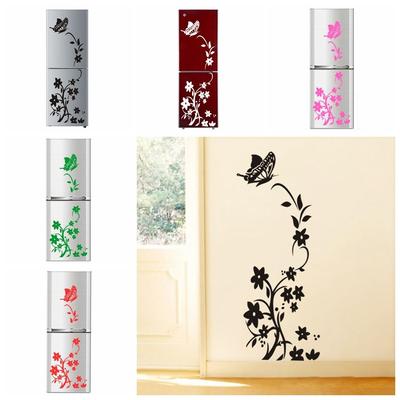 Butterfly Butterfly Refrigerator Sticker DIY Butterfly Rattan Sticker Elegant   Kids Room