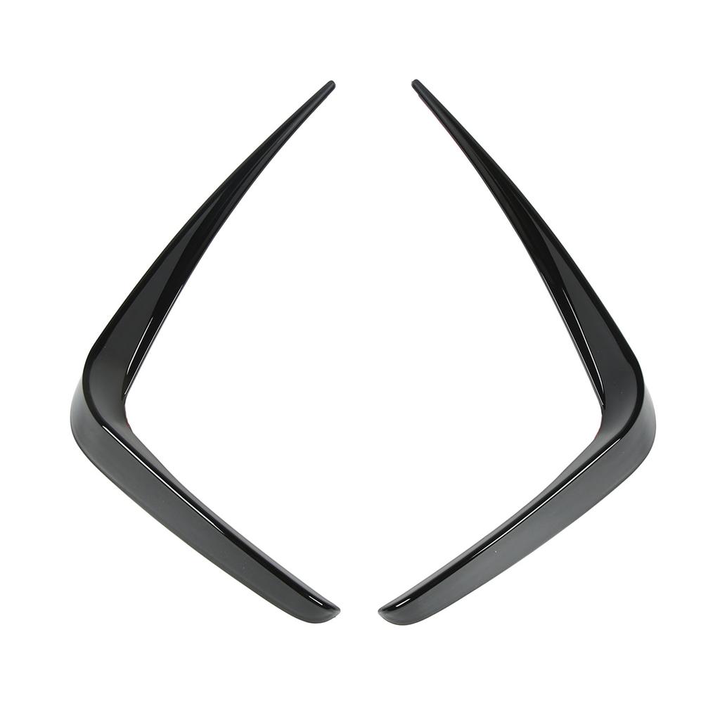 2 st Främre stötfångarventil Canard Vänster Höger Glanssvart för 3-serien G20 G21 M Sport 2019?2022