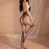 Crotchless Bodysuits Transparent Bodystocking Women Bold Body Suit Open Crotch Pantyhose Erotic Sex Outfit Sexy Fishnet Lingerie