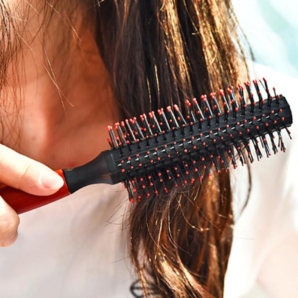 Anti-static Curly Hair Styling Round Comb Professional Hairstyle Massage Hairbrush  Barber