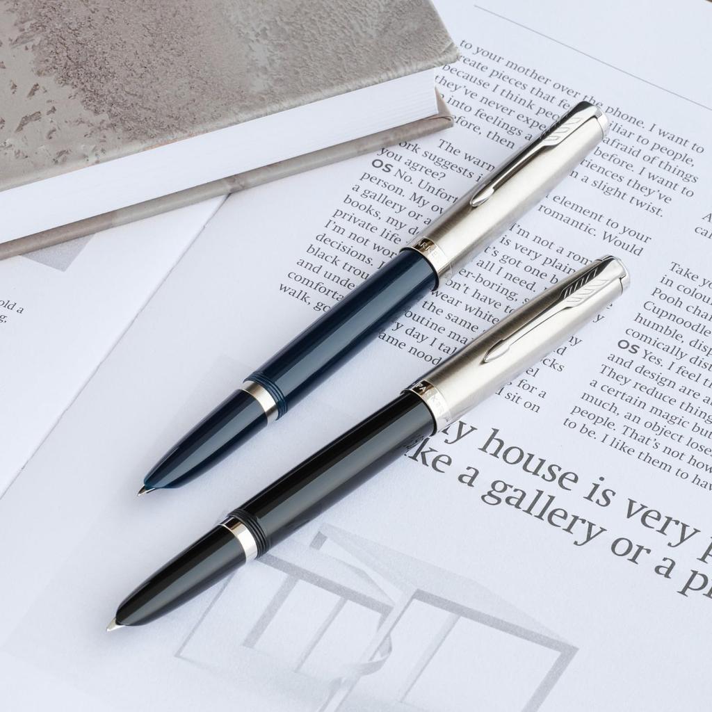 Parker 51 Black CT Fountain Fine Gift Officially Product Number 2123494Z Pen, Nib, Boxed, Imported,