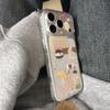 ins Rabbit Collage for Apple 16/17Pro mobile phone case IP15 side love 14/13 transparent 12 soft 11