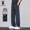 Playboy Men's Tencel Blend Loose Straight Casual Pants