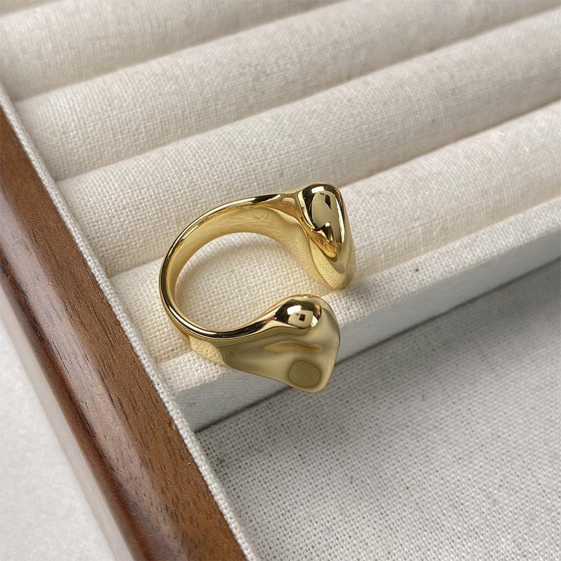 2024 Eleganter Klassischer Verstellbarer Polierter Offener Ring - High-End Luxusdesign für Frauen