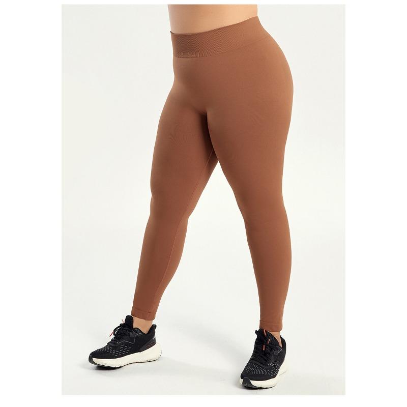 Lycra Elasticity Large Size Yoga Pants Women's Fattened Running Leggings Fat Fitness High Waist Plus Size Seamless Pants
