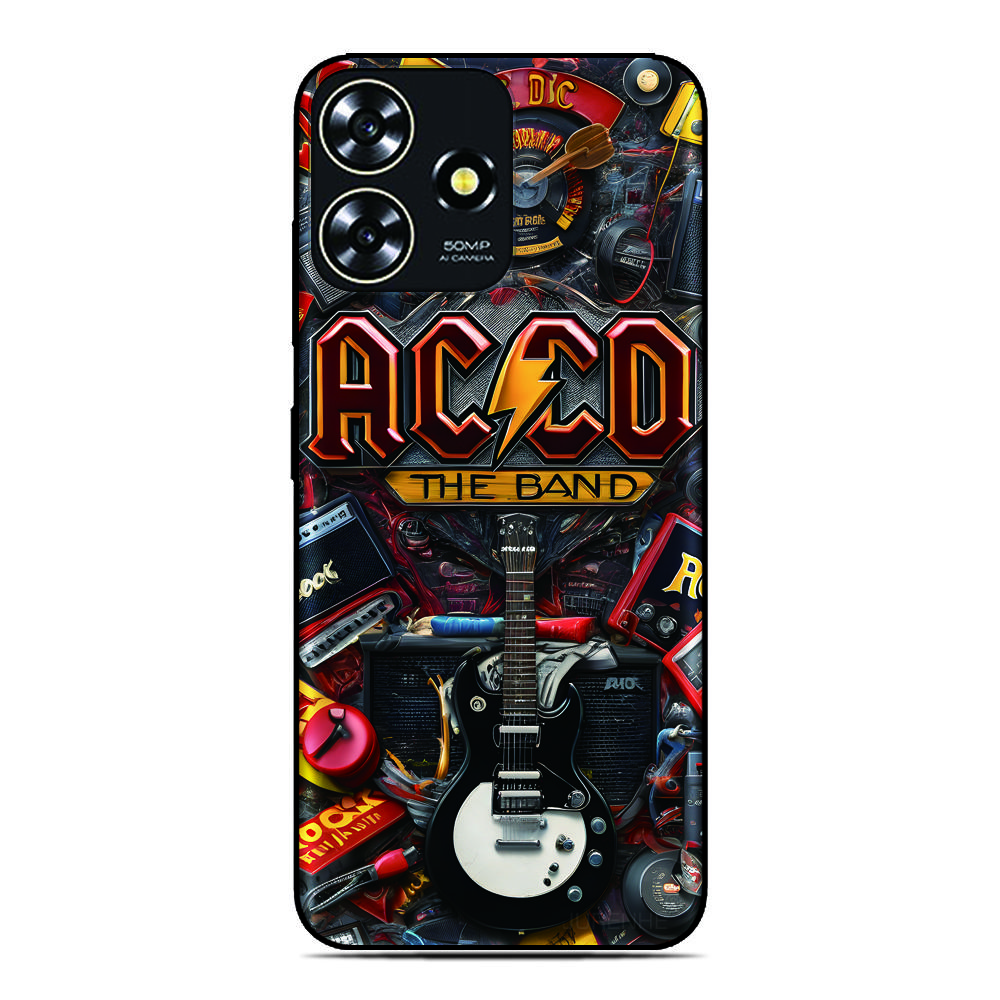Music AC-DC Phone Case For ZTE Blade V80 V60 V50 Design 4G V30 V40 Vita Axon 60 50 40 Lite 30 Pro 11 V41 Smart A3 A5 Cover
