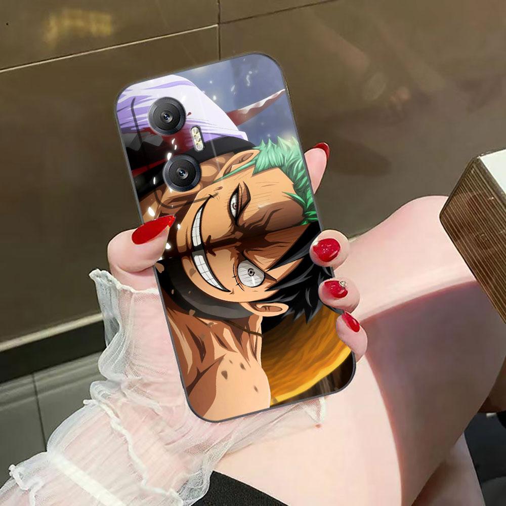 One Piece Luffy Zoro Cover Phone Case For Infinix HOT 60 50 10 10I 10S 11 12 12I 20I 20S 30I ZERO X 20 30 40 Silicone Case Shell