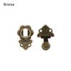 10 Sets 3 Colors Metal 18mm Diy Dolls Buttons Belt Buckle Shoes Accessories Doll Bags Buckles