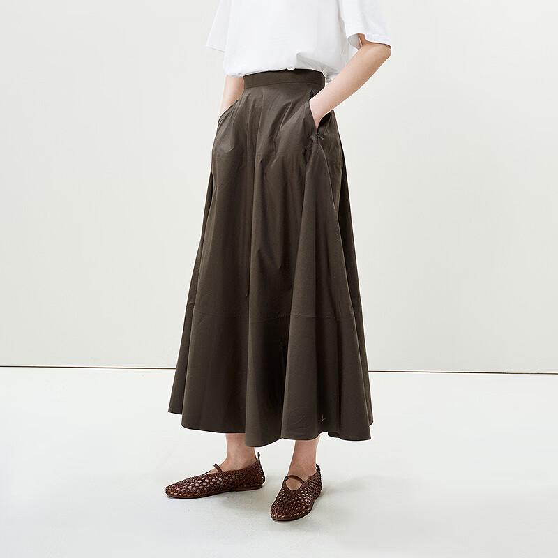Less 2025 Summer A-line Long Skirt