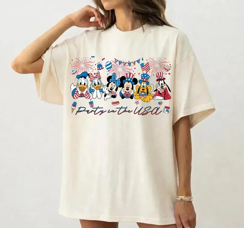 Mickey And Friends Party In The TShirt Unisex 5 S