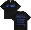 Rapper MORA OTRA NOCHE SIN DORMIR 2025 Graphic Tshirt Men Women Fashion High Street Retro T Shirt Cozy Loose Oversized Tshirts