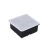 4/6/8Grids Silicone Ice Cube Molds with Lid Square Chocolate Mold Whiskey Cocktail Drinks DIY Ice Block Maker Bar Kitchen Tools