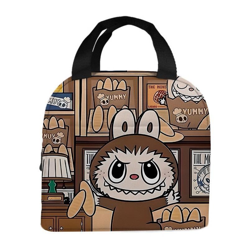 Lunch bag Cartoon tote bag Student bento bag Aluminum foil thermal insulation meal bag Lunch box bag