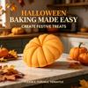 Molde de silicona para pasteles de Halloween, 6 cavidades, diseño de calabaza, para hornear DIY