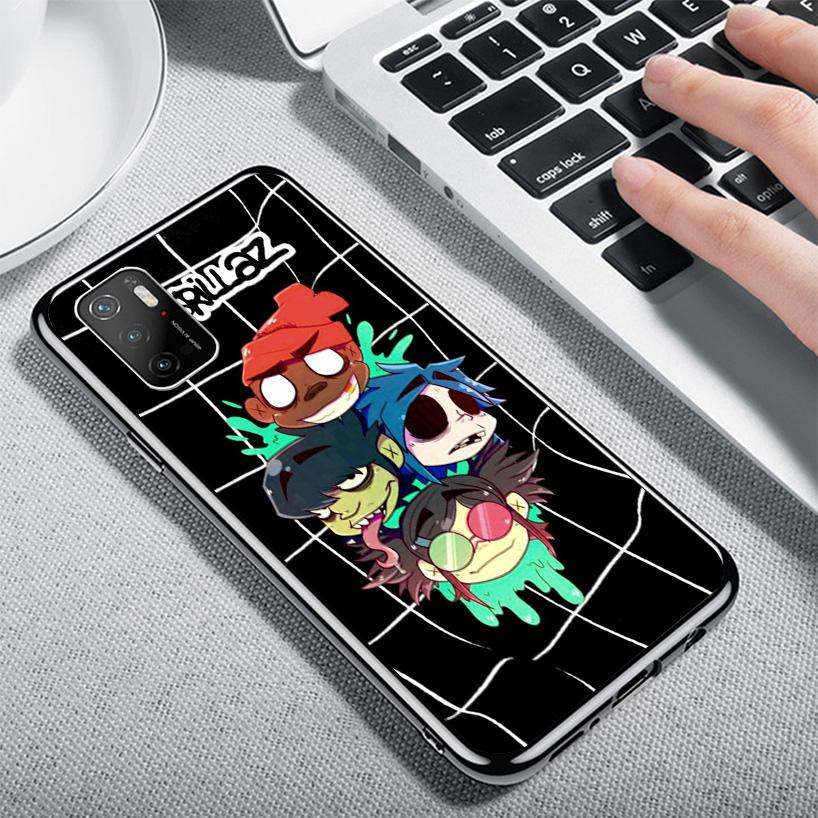 Gorillaz Anime Phone Case For Xiaomi Poco X7 X6 X5 Pro F7 Ultra Redmi 15C 15 13C 13 12C 12 10 10A 10C 9 9A 9C 9T Cover Poco X7 X