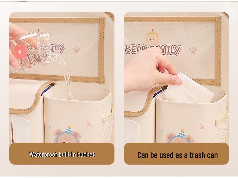 Multifunctional Car Seat Back Hanging Trash and Storage Bag