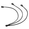 New Arrival Fan 4pin to 3 x 4pin/3pin PWM Extender Cable 4pin to 3 Ways Y Splitter Cable