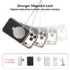Luxury PU Leather Rotating Metal Magnetic Holder Phone Case For iPhone 13 14 15 16 17 Pro Max For Magsafe Camera Protect Cover