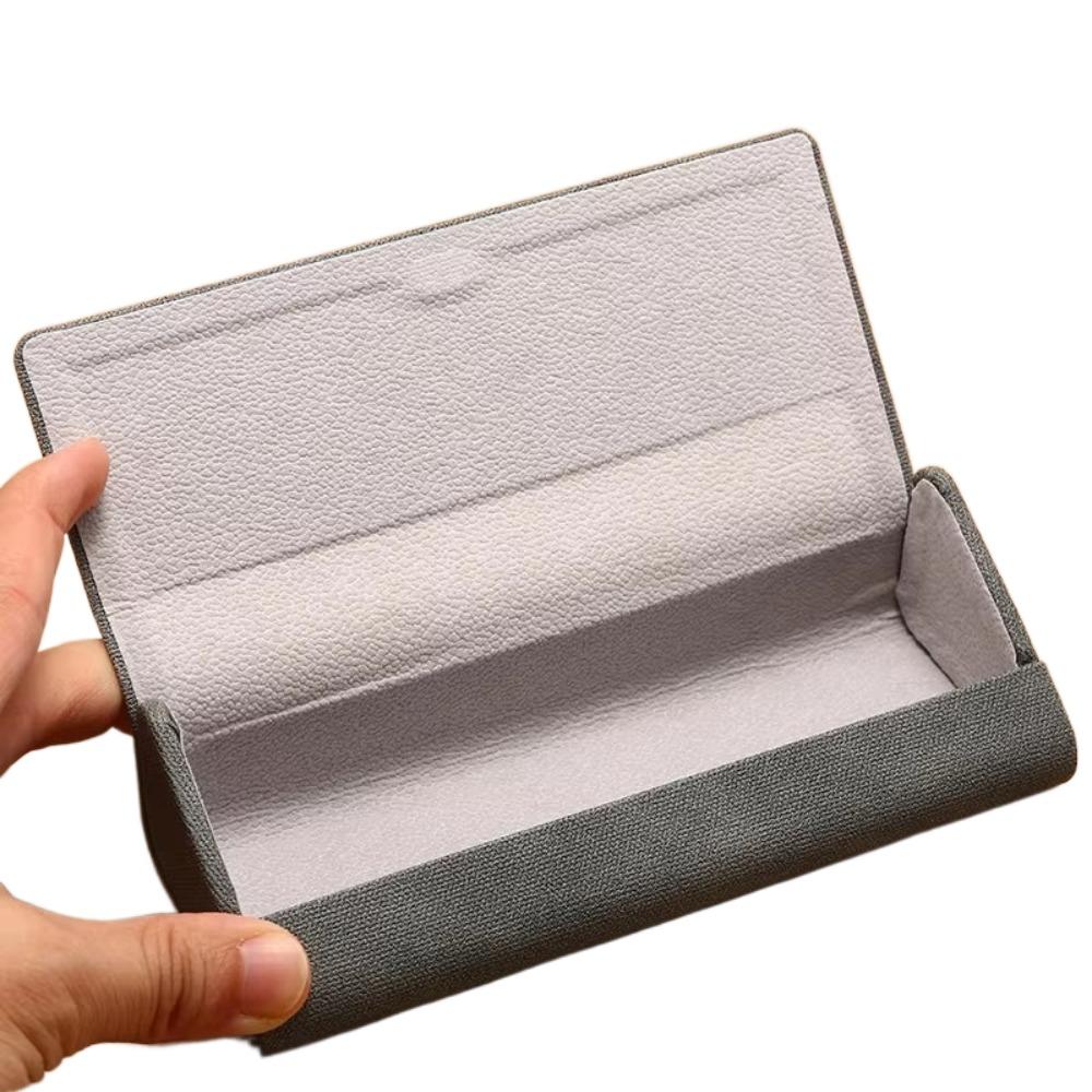 Glasses Accessories Anti-Pressure Glasses Case Portable Lightweight Glasses Box Retro Simple Triangle Box Case Men Women