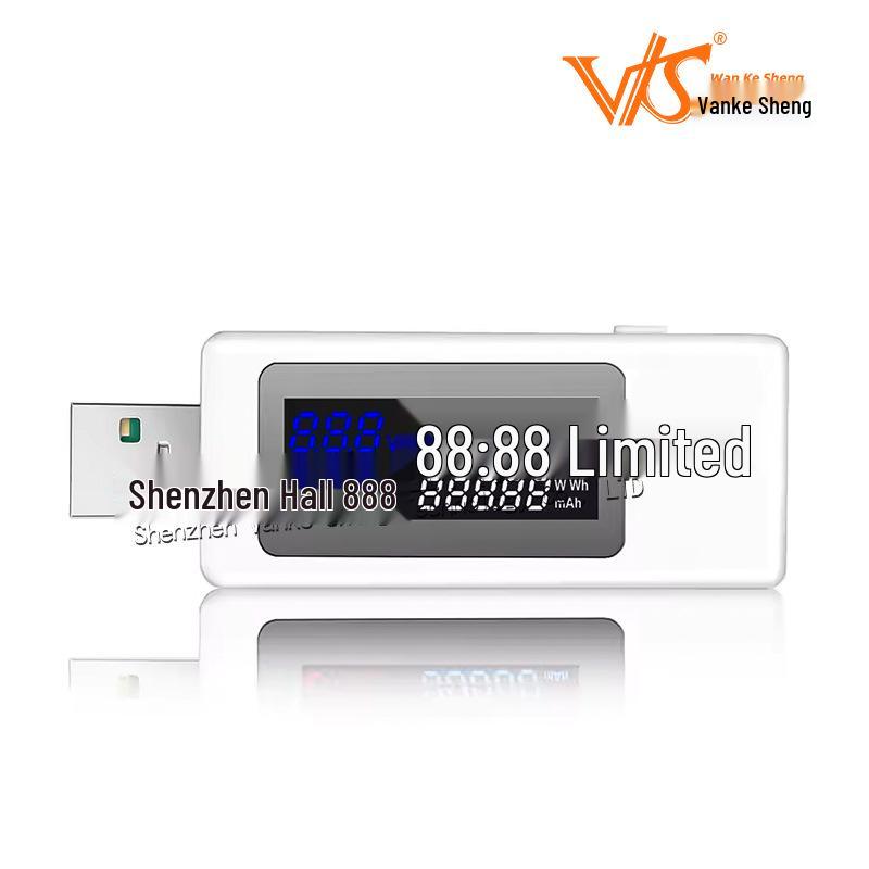KWS-V30 120W USB Tester with Color Screen: Voltmeter & Ammeter