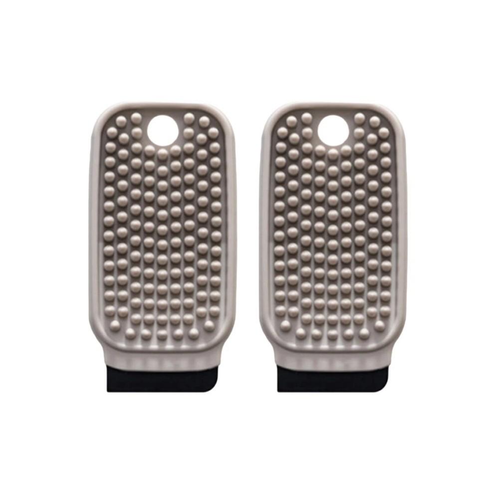 2Pcs Multifunctional Fruit Vegetable Brush Food-grade Silicone Dish Brush  Dish Washing