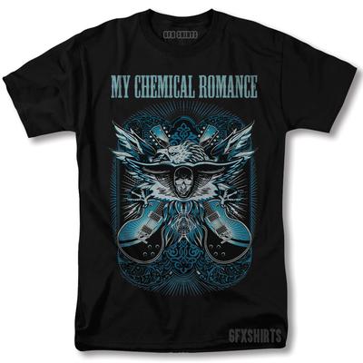 Maglietta My Chemical Romance Concerto Rock Tour Merch Poster Grafica Vintage T-Shirt