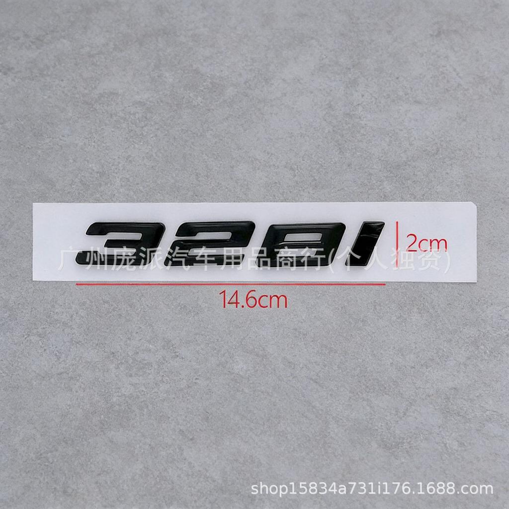 Emblem für BMW 3er Reihe 20-23: 320i, 325i, 328i, 330i Hintere Heck-Kennzeichenhalterung