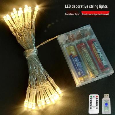 Solar-Powered LED Copper Wire Fairy Lights for Outdoor Decoration