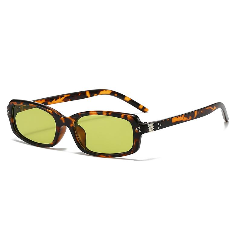 Retro Square Sunglasses Women Men Vintage Brand Designer Sun Glasses Outdoor Leisure Travel Shade Lady Man Glasses UV400