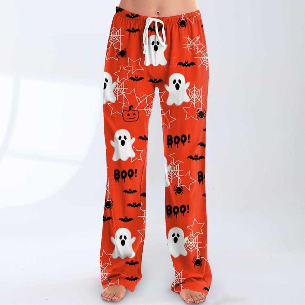 Women's Allover Printed Home Pants Sleeping Pajama Pants Long Pants Pajama Pants Yoga Pants