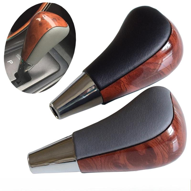 For Toyota, Corolla, Camry Harrier Crown, Landcooluzer, Mahogany Car Gear Head Car Gear Rod Accessories