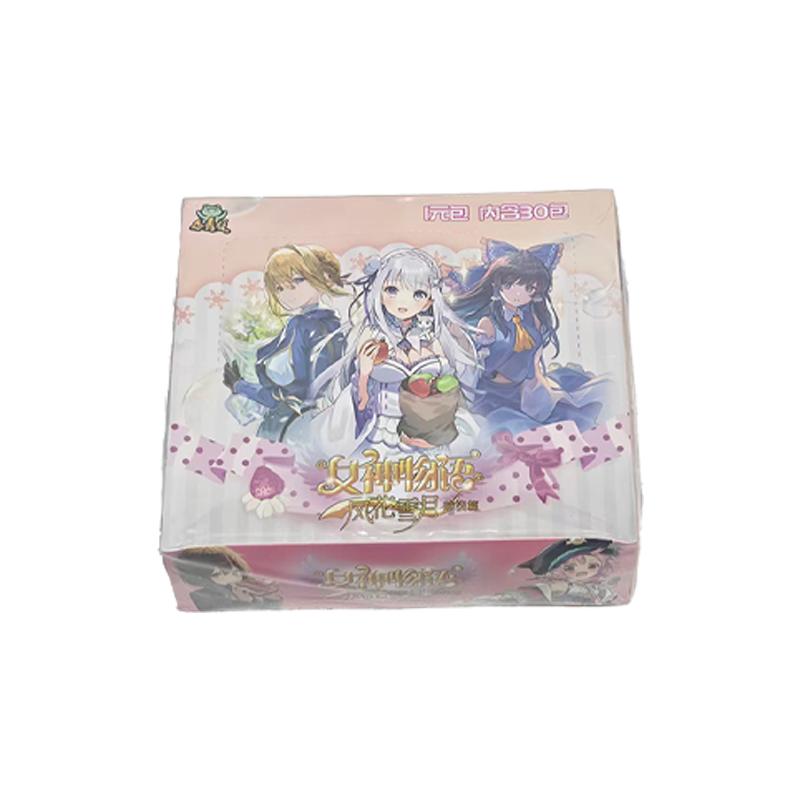 Kleiner Frosch Neue Göttinnen-Geschichte Sammelkarten Eine Box enthält 30 Kartenpackungen Wunderschönes Anime-Stil Geschenk Spielzeug Sammlerstücke