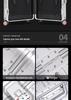 24-inch Aluminum Magnesium Alloy Trolley Luggage with Men's & Women's Combination Lock - Scratch & Wear-resistant Carry-on