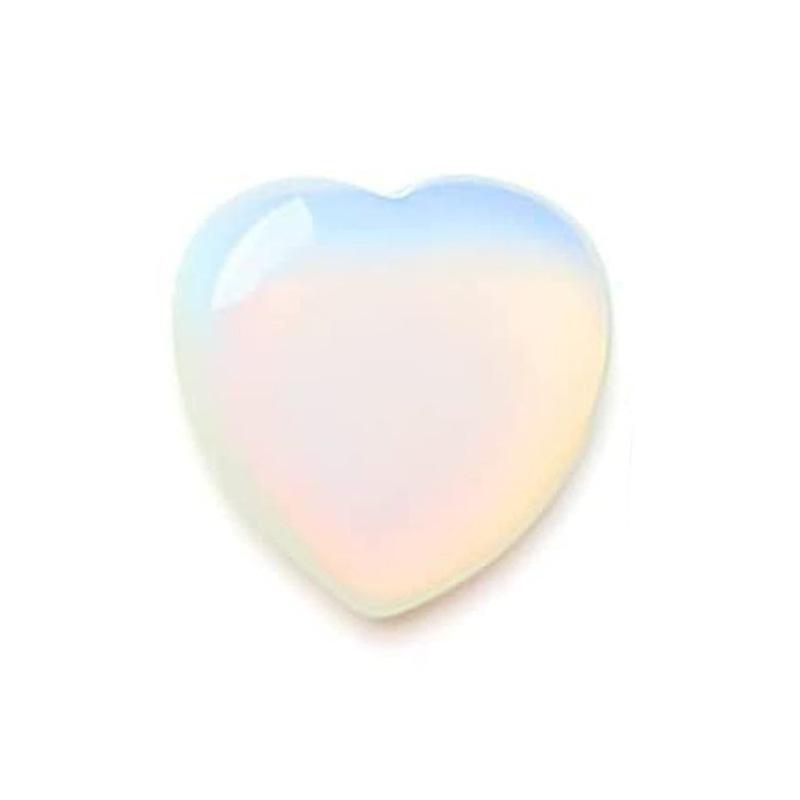 10pcs Natural Quartz Love Heart Gemstones Chakra Healing Crystals Agate Mineral Specimens For Home Bedroom & Office Decor