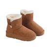 Non-slip shoes Plush integrated snow boots Winter new plush thickened warm cotton shoes