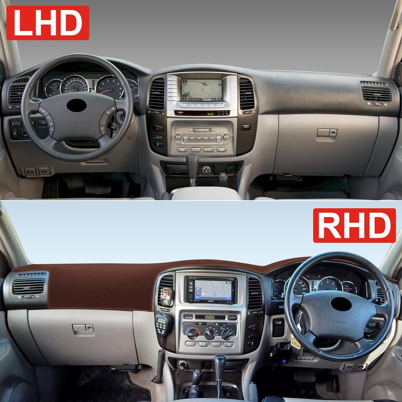 For Toyota Land Cruiser 100 LC100 1998-2003 2004 2005 2006 2007 Car Dashboard Cover Mats Dash Board Sun Shade Pad Anti-UV Case