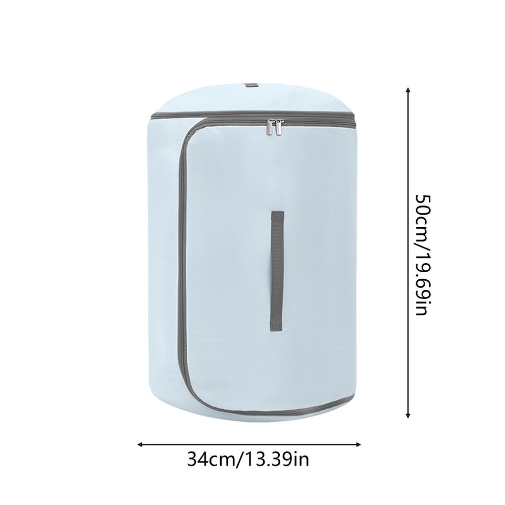 

Comforter Storage Bag Space-Saving Compression Packing Container Storage Bag For Comforter For Blanket Duvet Pillow Closet S синій