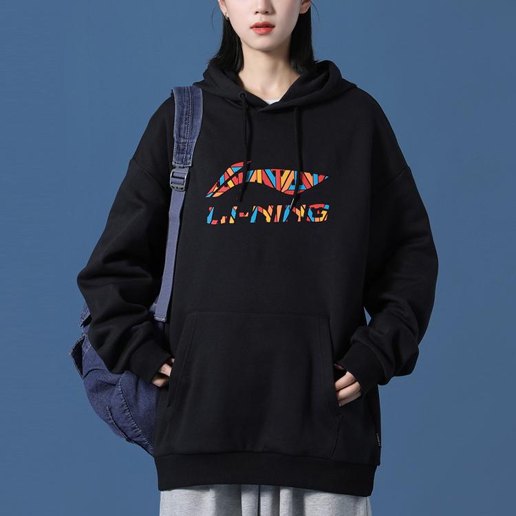 Li Ning Sweatshirt Unisex Black AWDRH79-1