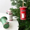 Iron Mailbox Hanging Ornament Christmas Tree Decoration for Yard Mantels Porch Window Display Holiday Party Centerpieces