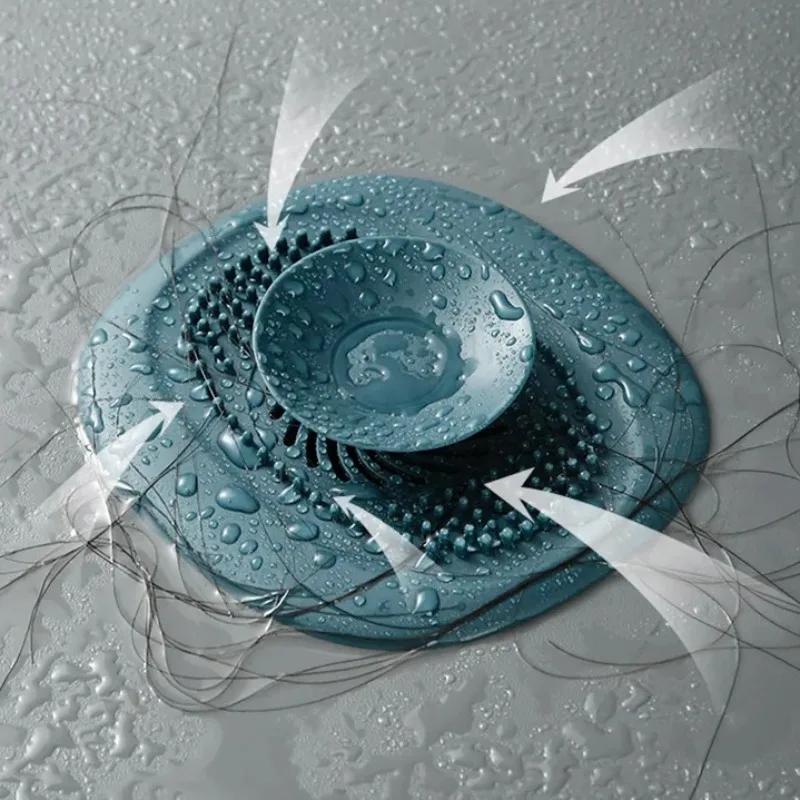 Filtru de Păr din Silicon Chiuvetă Strecurătoare Anti-Înfundare Dop Scurgere Pardoseală Cadă Duș Deodorant Bucătărie Accesorii Baie