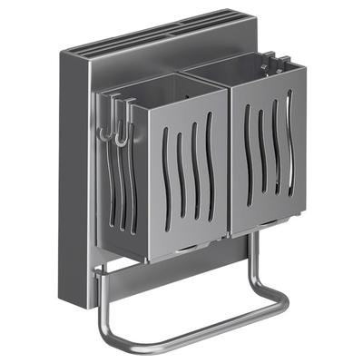 Space Saving Kitchen Storage Wallmounted Cutlery Rack and Towel Holder